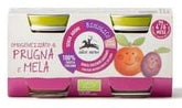 Purée de prunes et pommes 4 mois BIO (2 x 80 g) 160 g - ALCE NERO